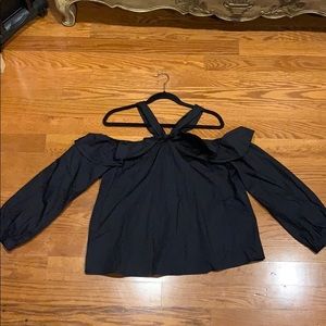 Jcrew Black Blouse